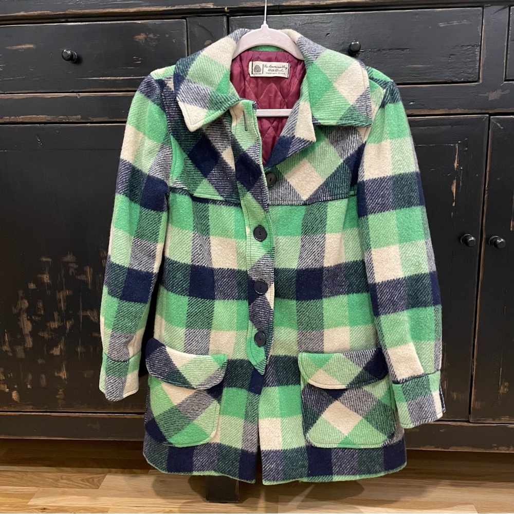 Vintage 60-70s The American Way With Wool Women Wool 🧥 Coat Size XS/ S